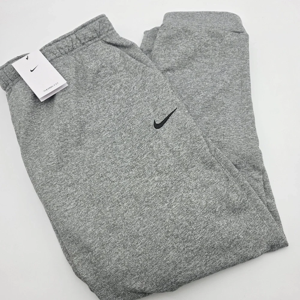 Nike Therma‎ Fit Men's 3XL Grey Heather Tapered Training Pants DQ5405-063